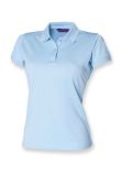 Henbury Ladies Coolplus Wicking Piqu Polo Shirt