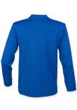 Henbury Unisex Long Sleeve Coolplus Piqu Polo Shirt