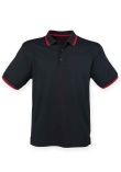 Henbury Coolplus Tipped Polo Shirt