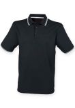 Henbury Coolplus Tipped Polo Shirt