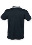 Henbury Coolplus Tipped Polo Shirt