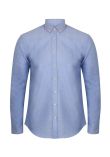 Henbury Modern Long Sleeve Slim Fit Oxford Shirt