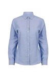 Henbury Ladies Modern Long Sleeve Regular Fit Oxford Shirt