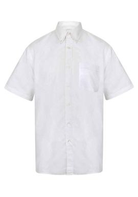 Henbury Short Sleeve Classic Oxford Shirt