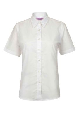 Henbury Ladies Short Sleeve Classic Oxford Shirt