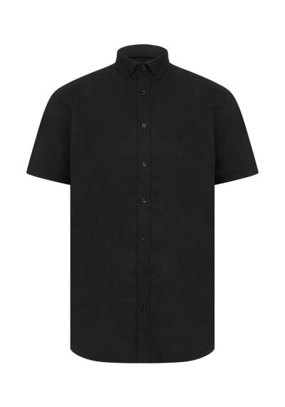 Henbury Modern Short Sleeve Regular Fit Oxford Shirt