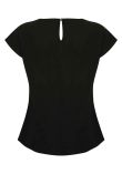 Henbury Ladies Pleat Front Short Sleeve Blouse