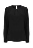 Henbury Ladies Pleat Front Long Sleeve Blouse