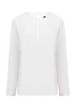 Henbury Ladies Pleat Front Long Sleeve Blouse