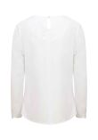 Henbury Ladies Pleat Front Long Sleeve Blouse