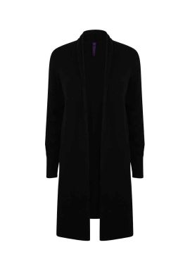 Henbury Ladies Longline Open Cardigan