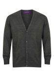 Henbury Lightweight Cotton Acrylic V Neck Cardigan