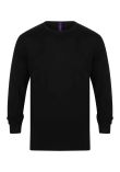 Henbury Lightweight Cotton Acrylic Crew Neck Sweater