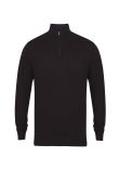 Henbury Zip Neck Sweater