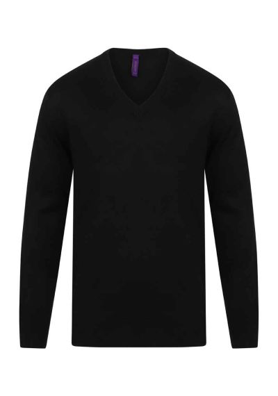 Henbury Acrylic V Neck Sweater