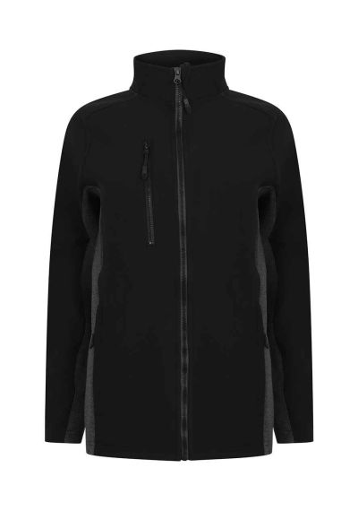 Henbury Unisex Contrast Soft Shell Jacket