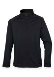 Henbury Zip Neck Wicking Top