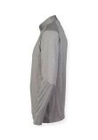 Henbury Zip Neck Wicking Top