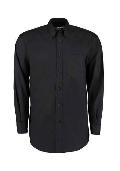 Kustom Kit Premium Long Sleeve Classic Fit Oxford Shirt