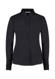 Kustom Kit Ladies Long Sleeve Tailored Mandarin Collar Shirt