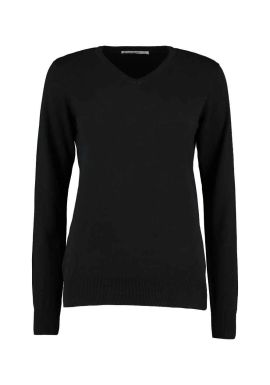 Kustom Kit Ladies Arundel Cotton Acrylic V Neck Sweater