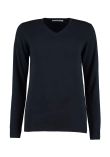 Kustom Kit Ladies Arundel Cotton Acrylic V Neck Sweater