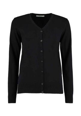 Kustom Kit Ladies Arundel Cotton Acrylic V Neck Cardigan