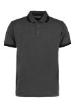 Kustom Kit Contrast Tipped Poly/Cotton Piqu Polo Shirt