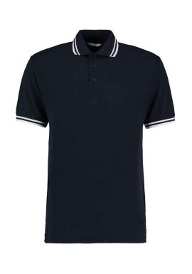 Kustom Kit Contrast Tipped Poly/Cotton Piqu Polo Shirt