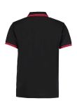 Kustom Kit Contrast Tipped Poly/Cotton Piqu Polo Shirt