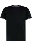 Kustom Kit Fashion Fit Tipped T-Shirt
