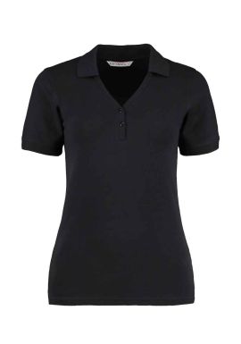 Kustom Kit Sophia Comfortec V Neck Polo Shirt