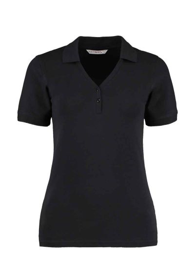 Kustom Kit Sophia Comfortec V Neck Polo Shirt