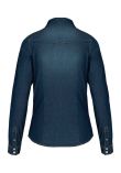 Kariban Ladies Long Sleeve Denim Shirt