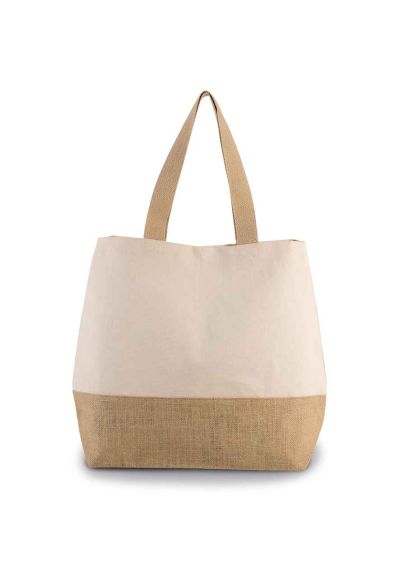 Kimood Canvas & Jute Shopper