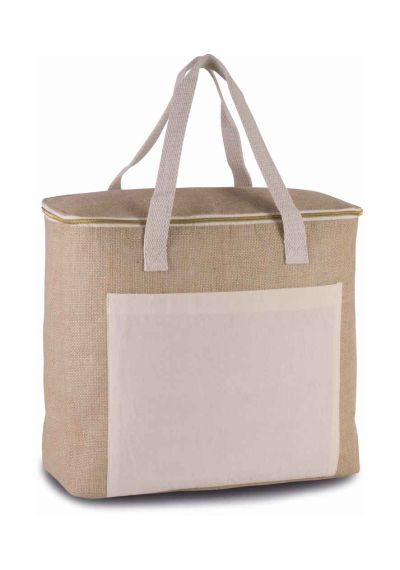 Kimood Large Jute Cool Bag