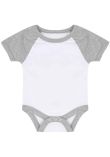 Larkwood Essential Short Sleeve Baby Baseball Bodysuit