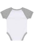 Larkwood Essential Short Sleeve Baby Baseball Bodysuit