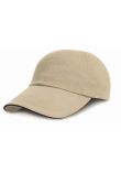 Result Low Profile Heavy Brushed Cotton Cap with Sandwich Peak