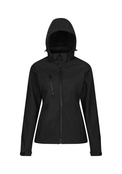 Regatta Ladies Venturer Three Layer Hooded Soft Shell Jacket