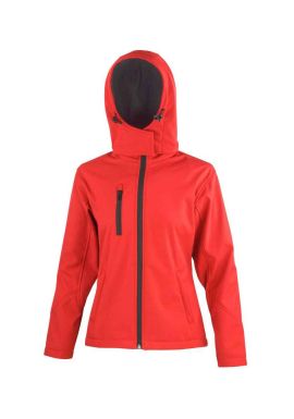 Result Core Ladies Hooded Soft Shell Jacket