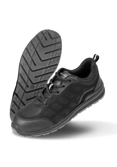 Result Work-Guard All Black SRA SB Safety Trainers