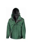 Result 3-in-1 Waterproof Zip and Clip Fleece Lined Jacket