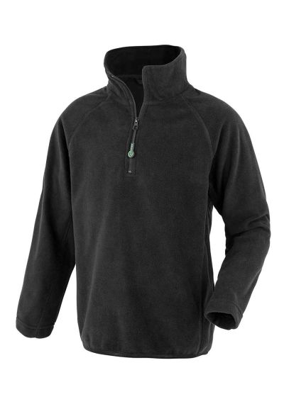 Result Genuine Recycled Kids Zip Neck Micro Fleece