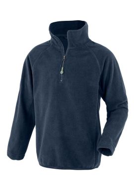 Result Genuine Recycled Kids Zip Neck Micro Fleece