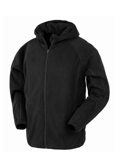 Result Genuine Recycled Hooded Micro Fleece Jacket