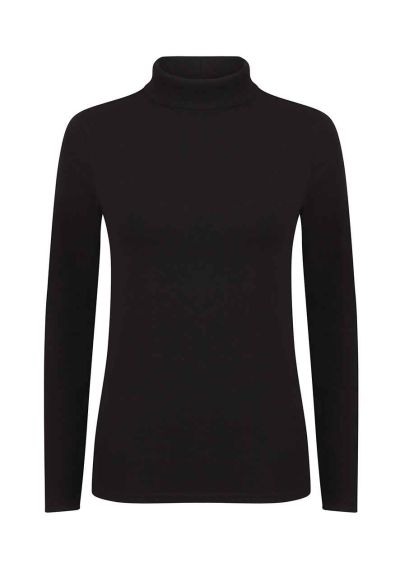 SF Clothing Ladies Feel Good Stretch Roll Neck T-Shirt