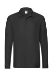 Fruit of the Loom Premium Long Sleeve Cotton Piqu Polo Shirt