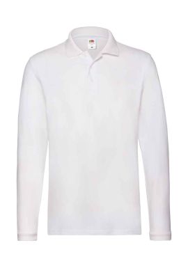 Fruit of the Loom Premium Long Sleeve Cotton Piqu Polo Shirt