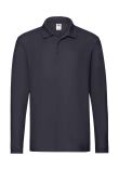 Fruit of the Loom Premium Long Sleeve Cotton Piqu Polo Shirt